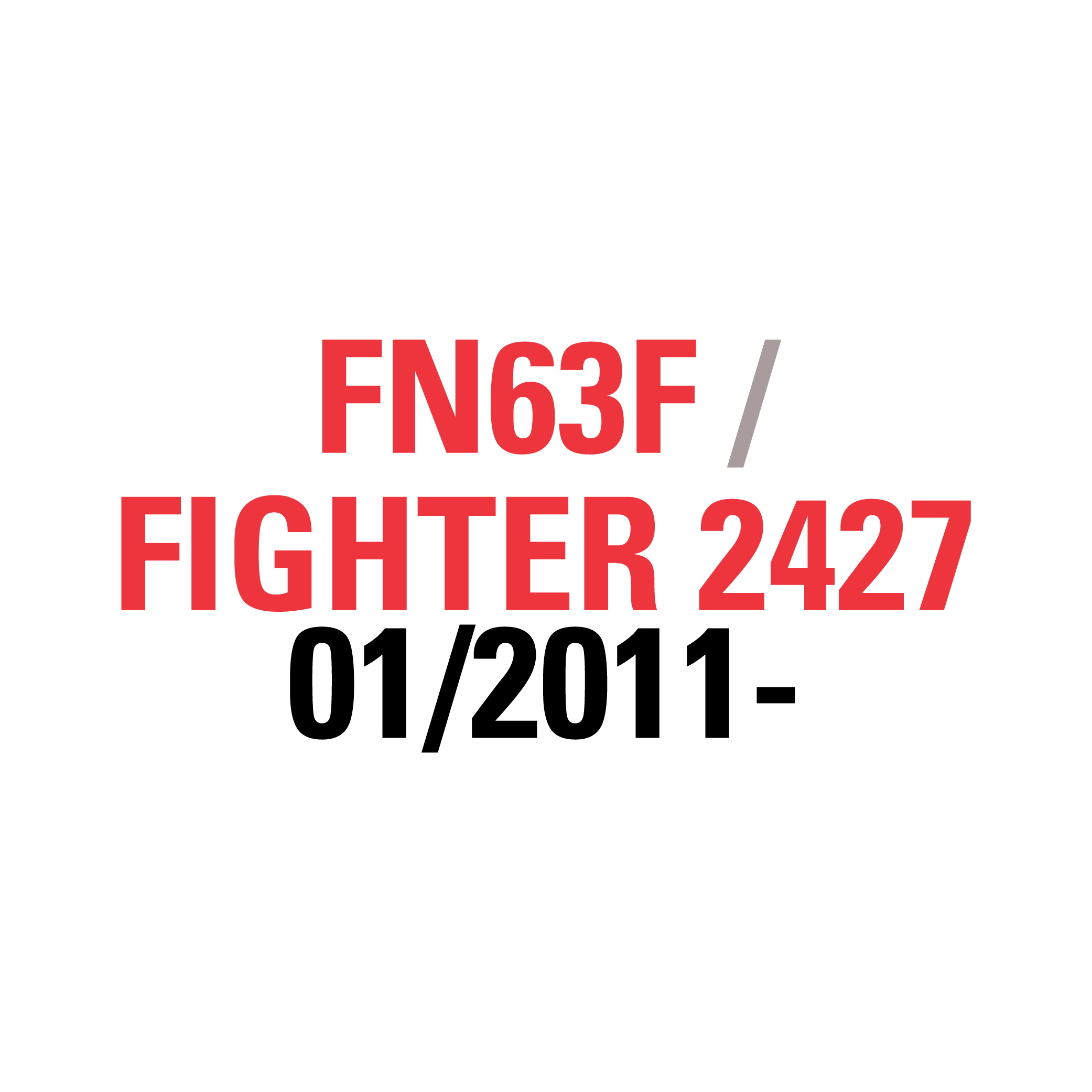 FN63F FIGHTER 2427 01/2011-